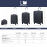 Havel rigid medium suitcases with a capacity of 58 L