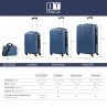 Havel rigid medium suitcases with a capacity of 58 L