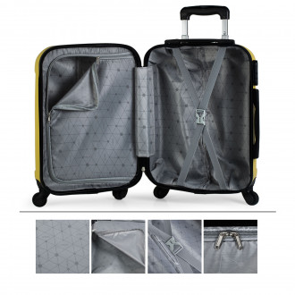 Havel rigid medium suitcases with L capacity