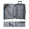 Havel rigid medium suitcases with a capacity of 91 L