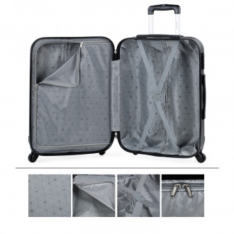 Havel rigid medium suitcases with L capacity