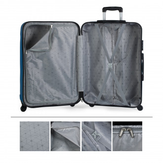 Havel rigid medium suitcases with L capacity