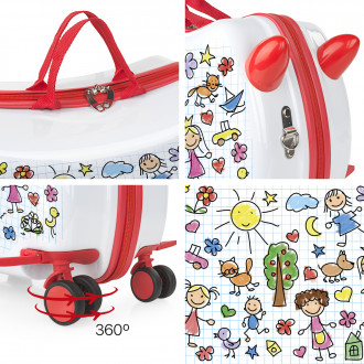 Maleta Infantil Correpasillos Itaca Happy Fun Days