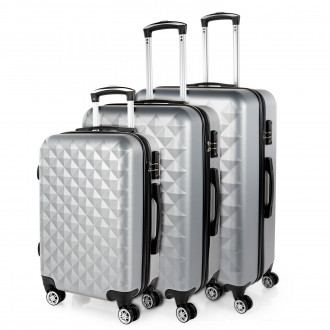 Medium Diamond rigid suitcases with L capacity