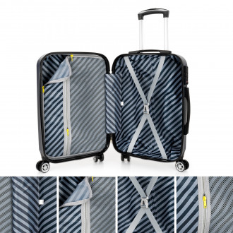 Medium Diamond rigid suitcases with L capacity