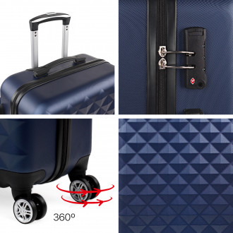 Medium Diamond rigid suitcases with L capacity