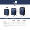 Medium Diamond rigid suitcases with L capacity