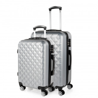 Medium Diamond rigid suitcases with L capacity