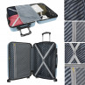 Medium Diamond rigid suitcases with L capacity