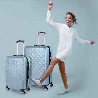 Medium Diamond rigid suitcases with L capacity