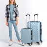 Set of 2/3 suitcases (Cabin, Medium and Large) Diamond rigid with capacity of L