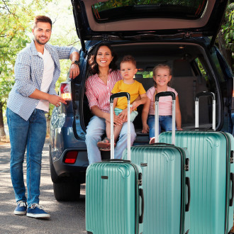 Valises rigides Sevron moyennes avec capacité L