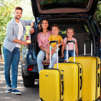 Valises rigides Sevron moyennes avec capacité L