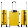 Medium Sevron rigid suitcases with L capacity