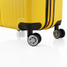 Medium Sevron rigid suitcases with L capacity