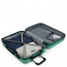 Medium Sevron rigid suitcases with L capacity