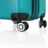 Medium Sevron rigid suitcases with L capacity