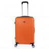 Medium Sevron rigid suitcases with L capacity