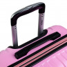 Medium Sevron rigid suitcases with L capacity