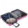 Medium Sevron rigid suitcases with L capacity