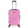 Medium Sevron rigid suitcases with L capacity