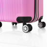 Medium Sevron rigid suitcases with L capacity