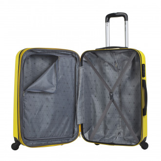 Medium Sevron rigid suitcases with capacity of 68 L