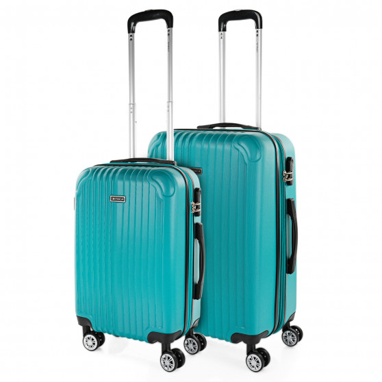 Medium Sevron rigid suitcases with capacity of 68 L