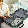 Medium Sevron rigid suitcases with capacity of 68 L