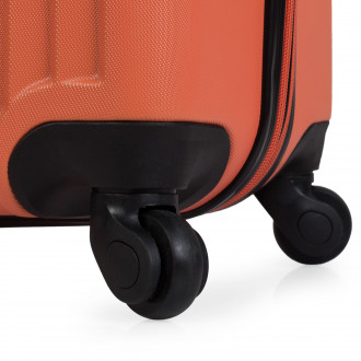 Medium Sevron rigid suitcases with capacity of 68 L