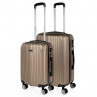 Medium Sevron rigid suitcases with capacity of 68 L