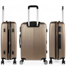 Medium Sevron rigid suitcases with capacity of 68 L