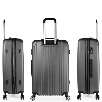 Medium Sevron rigid suitcases with capacity of 104 L