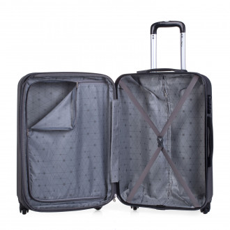 Medium Sevron rigid suitcases with capacity of 104 L