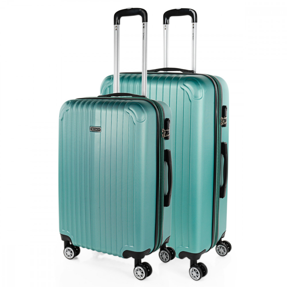 Medium Sevron rigid suitcases with capacity of 104 L