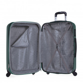 Medium Sevron rigid suitcases with capacity of 104 L