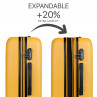 Medium Sevron rigid suitcases with capacity of 104 L