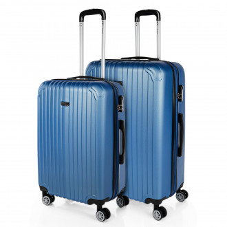 Medium Sevron rigid suitcases with capacity of 104 L