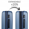 Medium Sevron rigid suitcases with capacity of 104 L