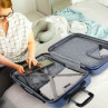 Medium Sevron rigid suitcases with capacity of 104 L