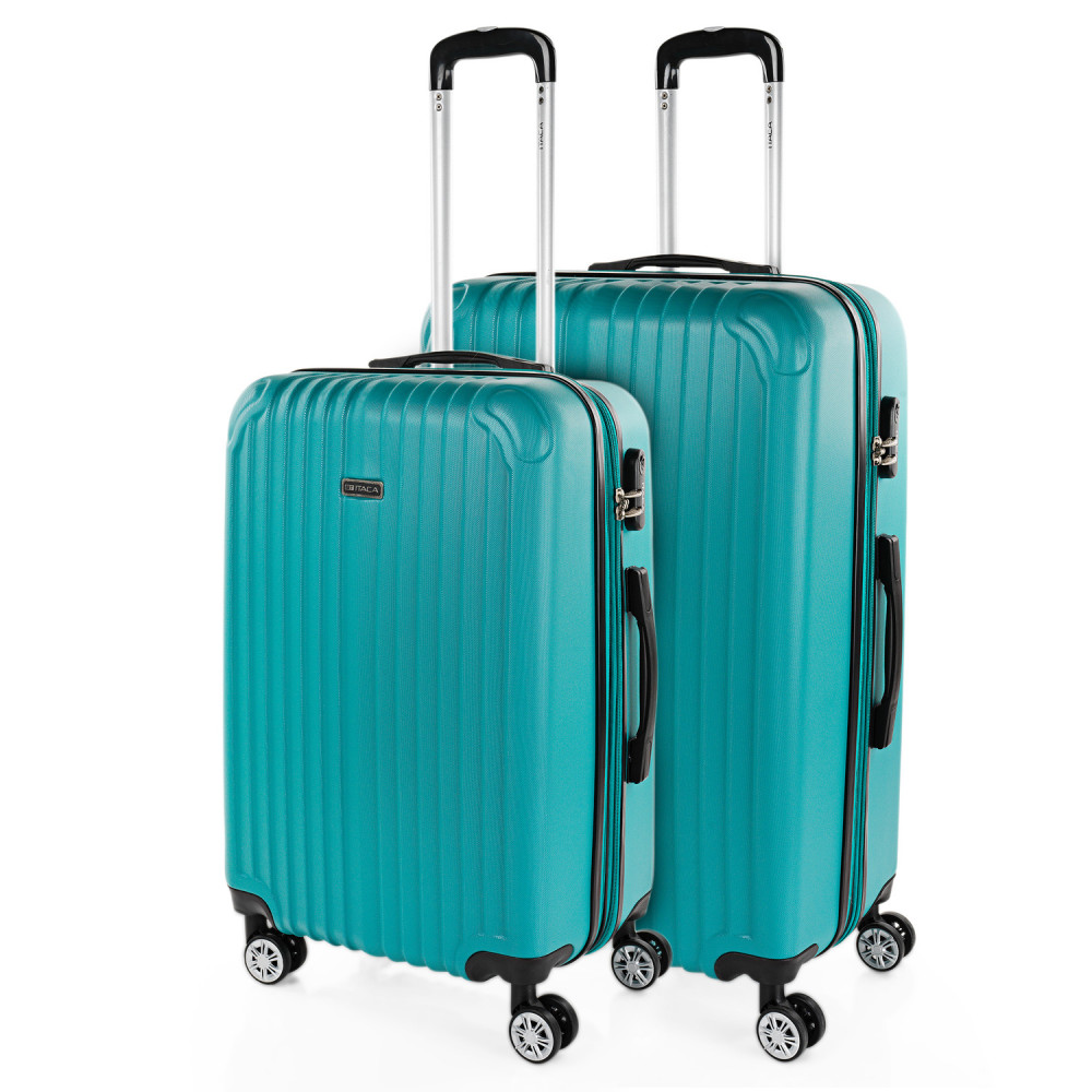 Medium Sevron rigid suitcases with capacity of 104 L