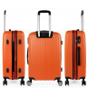 Medium Sevron rigid suitcases with capacity of 104 L