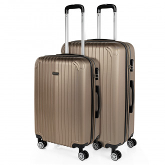 Medium Sevron rigid suitcases with capacity of 104 L