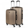 Medium Sevron rigid suitcases with capacity of 104 L