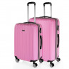 Medium Sevron rigid suitcases with capacity of 104 L