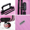 Medium Sevron rigid suitcases with capacity of 104 L