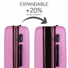 Medium Sevron rigid suitcases with capacity of 104 L