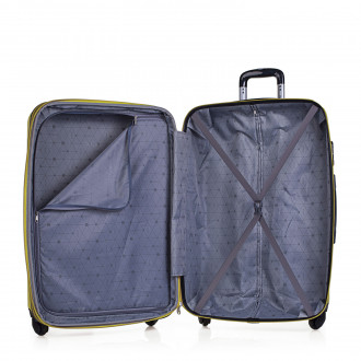 Lot de 2/3 valises (Cabine, Medium et Large) Sevron rigide d'une capacité de 104 L