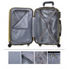 Suitcase cabin+toiletry bag Itaca Sevron