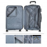 Medium Elba rigid suitcases with a capacity of 100 L